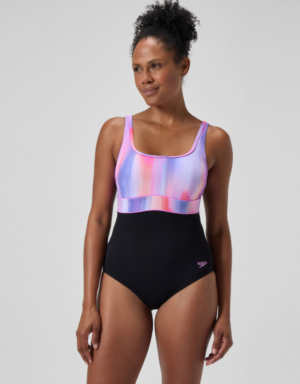 Speedo Shaping Contour Eclipse Swimsuit | Neon Violet (Women's)