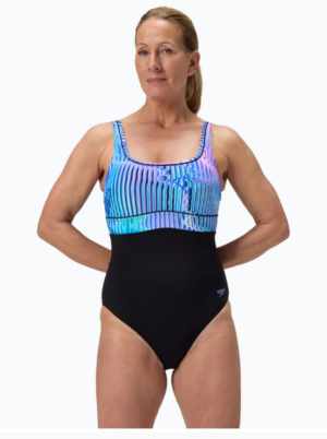Speedo Shaping Contour Eclipse Swimsuit | Indigo Glow (Women's)