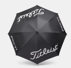 Tour Lightweight UV Golf Umbrella | Black/White