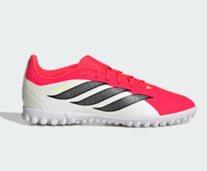 adidas Predator Club Turf Football Shoes | Lucid Red/Black/White (Kid's)