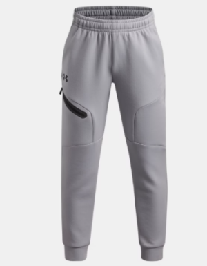 Under Armour UA Unstoppable Fleece Jogger Pants | Modern Grey (Kids/Boys)