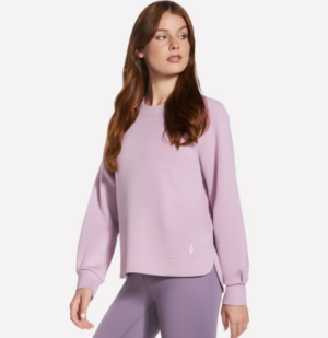 Skechers SKECHLUXE Elevate Crewneck | Mauve (Women's)