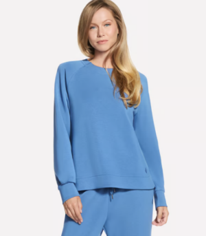 Skechers SKECHLUXE Elevate Crewneck| Petrol Blue (Women's)
