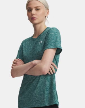 Under Armour Twist Round Neck Tee Shirt | Rack Green (Women's)