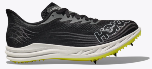 Hoka Crescendo MD 2 Running Spikes | Black / White (Adults - Unisex)