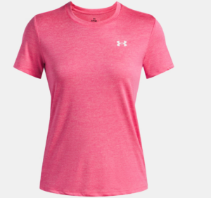Under Armour Twist Round Neck Tee Shirt | Super Pink (Women's)
