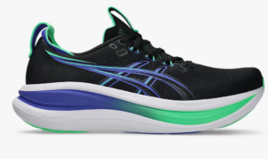 Asics Gel-Nimbus 28 Running Shoe | Black/Cobalt (Men's)
