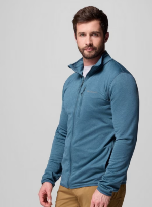 Columbia Essential Hike™ Grid Fleece Jacket | Ever Blue (Men's)