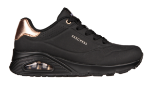 Skechers Street  UNO Golden Air Shoe | Black/Gold (Women's)