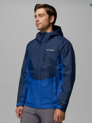 Columbia Pouring Adventure III Waterproof Hiking Jacket | Navy / Blue (Men's)