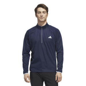 adidas ULTIMATE365 Water/Wind Repellent Quarter Zip Sweatshirt | Collegiate Navy / White (Men's)