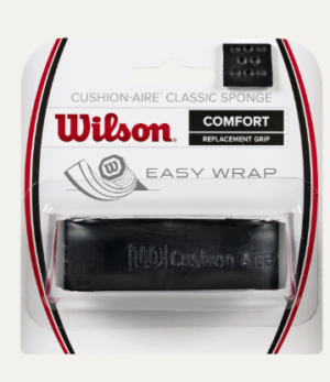 Wilson Cushion-Aire Classic Sponge Replacement Tennis Grip | Black