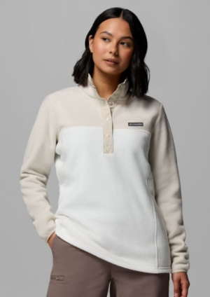 Columbia Benton Springs Half Snap Fleece Top | Sea Salt (Women's)