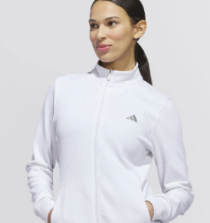 adidas Performance Textured Full Zip Golf Jacket (Women's)