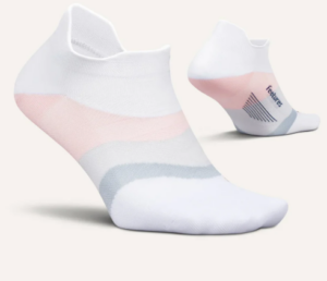 Feetures Elite Ultra Light NST Sock | White Rose