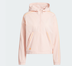 adidas ULTIMATE365 Seersucker Quarter Zip Jacket | Blush Pink (Women's)