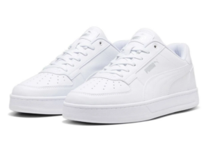 Puma Caven 2.0 Sneaker Shoe | White/Silver size 12 + (Adults Unisex)