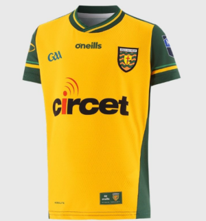 O’Neills Donegal GAA  Home Jersey 2026 | Soccer Yellow / Dark Bottle (Adult's / Kid's)