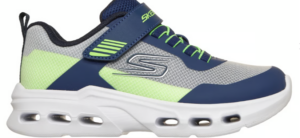 SKECHERS Glide-Step Drift Shoe | Navy/Lime (Kid's Boy's)
