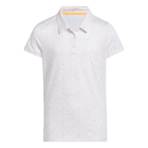 adidas Printed Golf Polo shirt | White (Girl's)