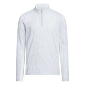 adidas Golf Half Zip Top | White (Girl's)