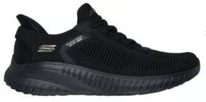 Skechers Hands Free Slip-ins BOBS Sport Squad Chaos Current Muse Shoe | Black/Black (Women's)