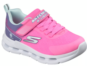 Skechers S-Lights : Glide-Step  Lights Running Shoe | Pink/Purple (Kid's/ Girl's)