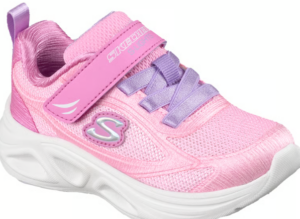 Skechers S-Lights Sola Glow 2.0 - Dazzle Steps Running Shoe | Pink (Infant / Girl)