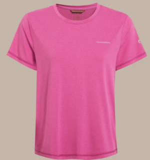Craghoppers Ellie II Short Sleeved T-Shirt | Damask Rose (Women's)