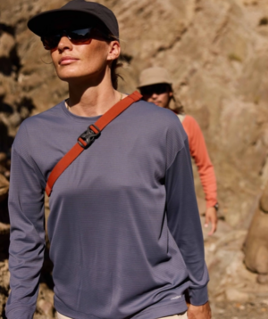 Craghoppers  NosiLife SolarShield+ Long Sleeved T-Shirt | Anthracite Grey (Women's)