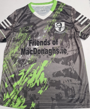 O’Neills Kilruane MacDonagh’s GAA Training Jersey | Grey/Lime/White  (Kids / Adults)