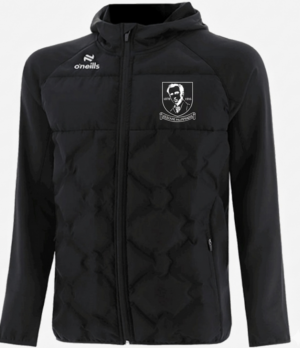 O’Neills Kilruane MacDonagh's GAA Vortex Lightweight Hooded Padded Jacket | Black