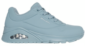 Skechers UNO Stand on Air Shoe Gray/Blue (Womens)