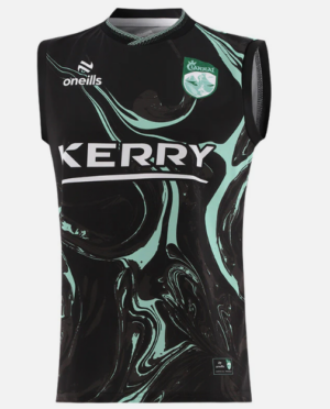 O'Neill's Kerry GAA Training Vest | Black/Mint (Kid's / Adults)